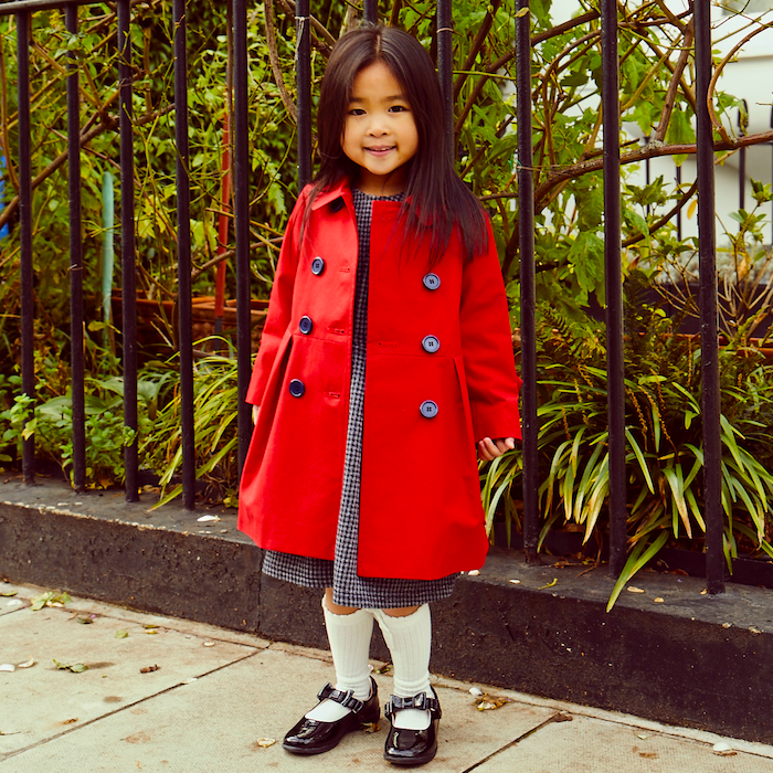 Red Girls Trench Coat (Bayswater ...